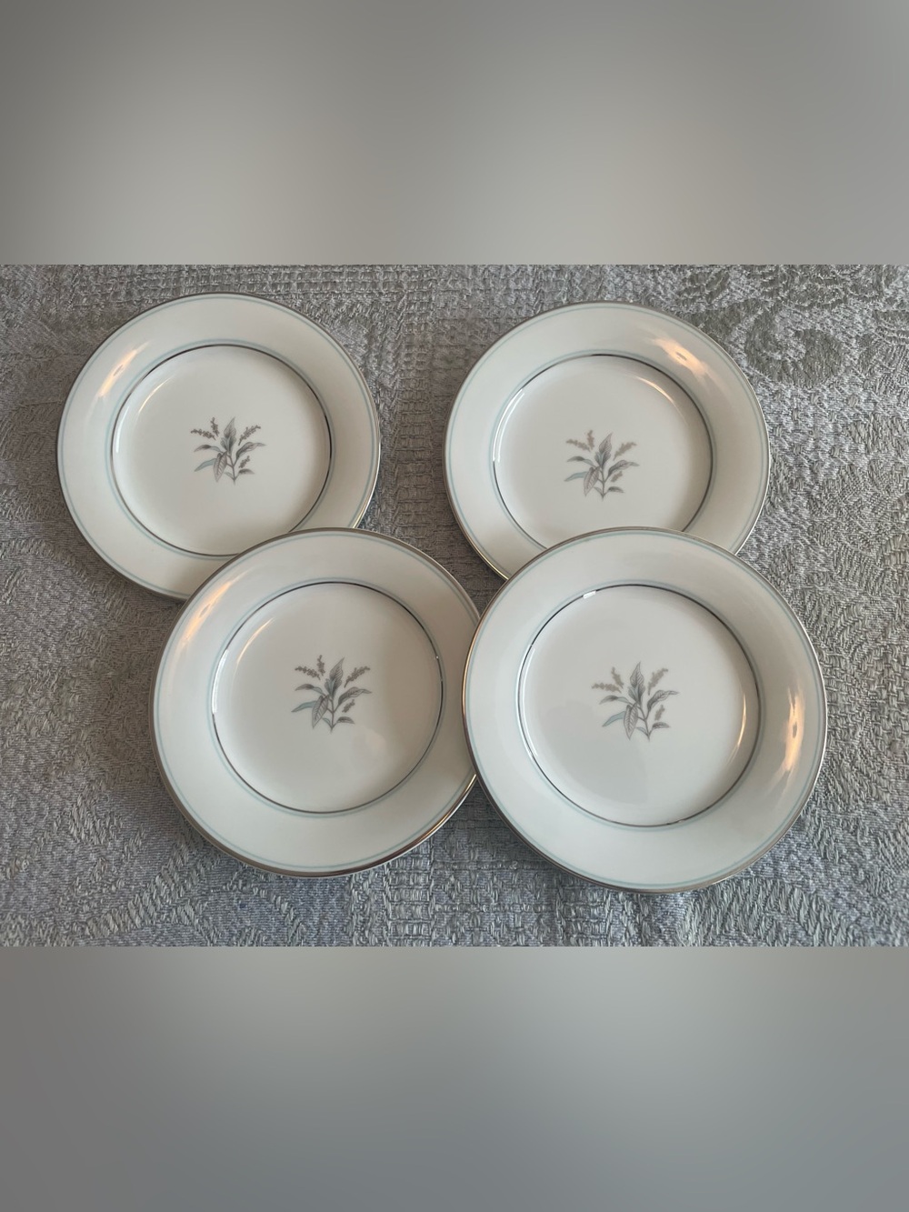 Set of 4 EUC Noritake Bread & Butter Plates